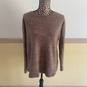 J. McLaughlin Tan 100% Cashmere‎ Sweater Size Large Long Sleeve 16859